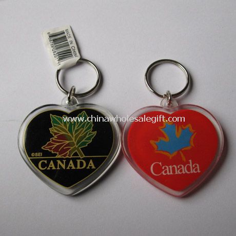heart shape Acrylic keychain