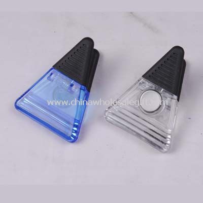 Memo clip with magnet