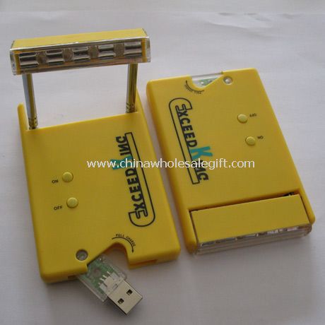 USB card book light