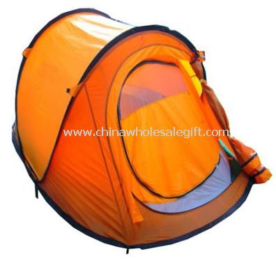 solid fiber glass pole pop up tent