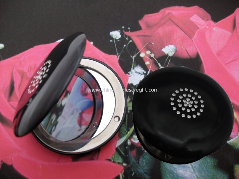 Cosmetic mirror with CZ Stone