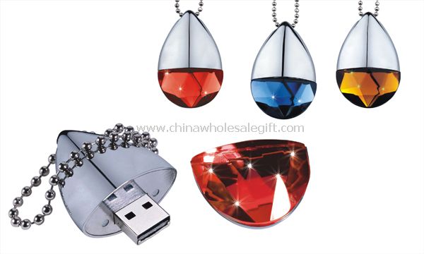 Heart Shape diamond USB Flash Disk
