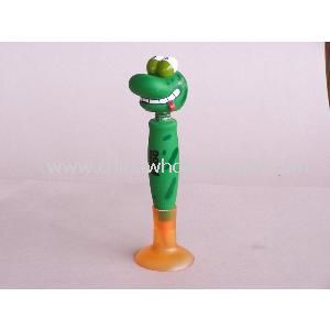 animal cartoon bouncing head ball pen
