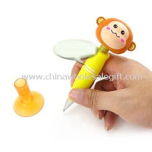 HIP-POP monkey bouncing head ball pen
