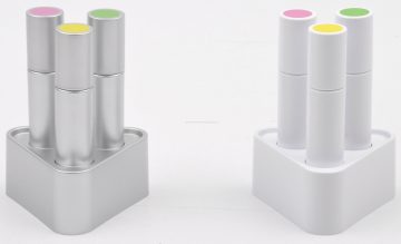 Three highlighter pen sets