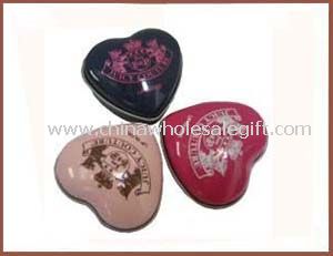 Heart shape tin box