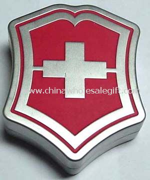 Shield shape box