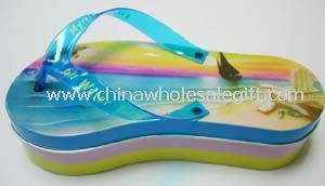 Slipper Shape tin Box