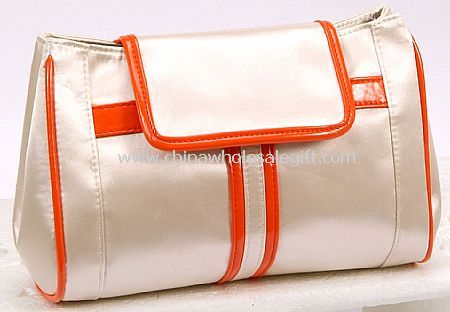 Polyester Satin Cosmetic Bags