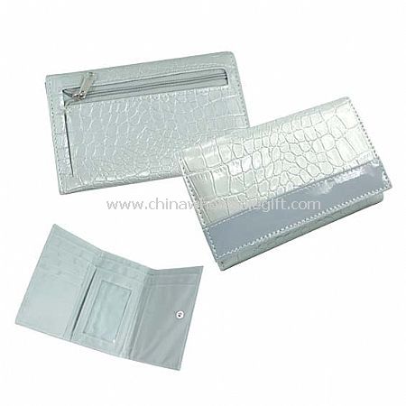Zipper Crocodile PVC Wallets