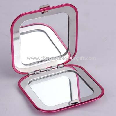 Metal cosmetic mirror
