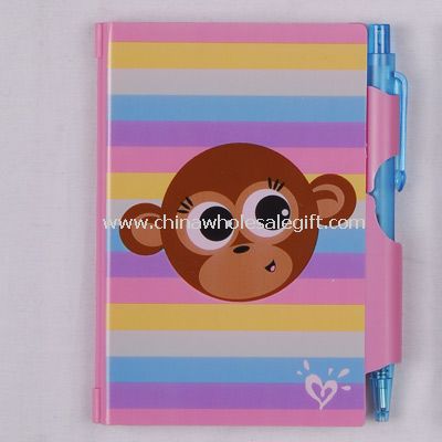 Memopad with ball pen