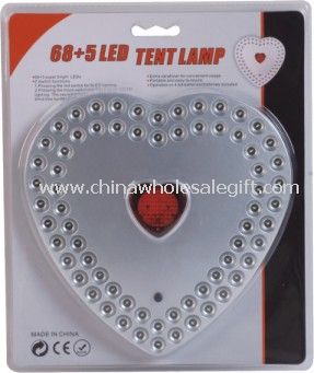 Heart shape tent light