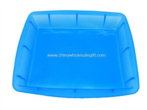 Silicone square cake pan