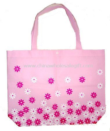 Folding shopping non-woven bag