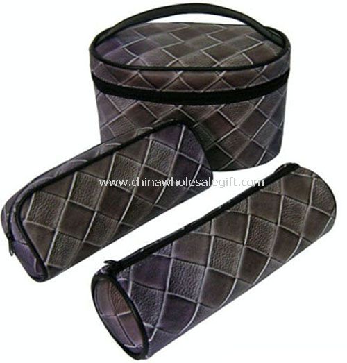 plaid cosmetic bag