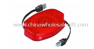 Retractable CAT 6 twisted flat cable