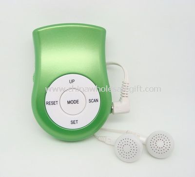 Pedometer with radio