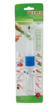 Transparent fruit peeler