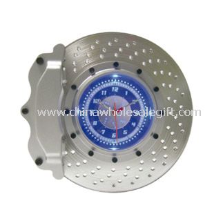 Brake Disc Wall Clock With LED Light