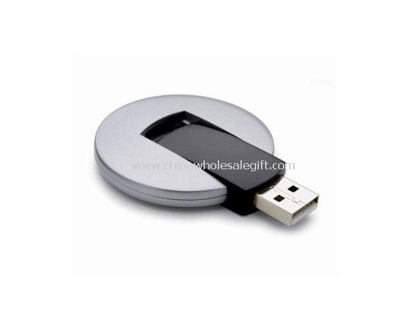 Round Swivel USB Flash Drive