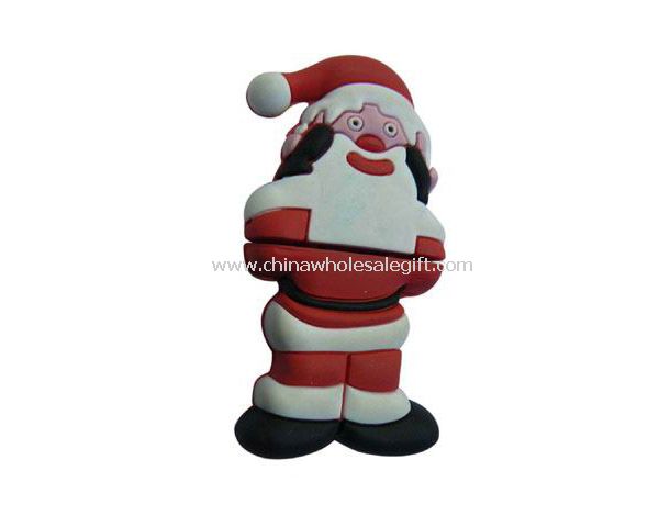 PVC Santa claus USB Flash Drive