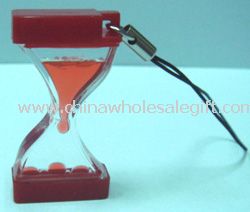Acrylic liquid mobile phone strap