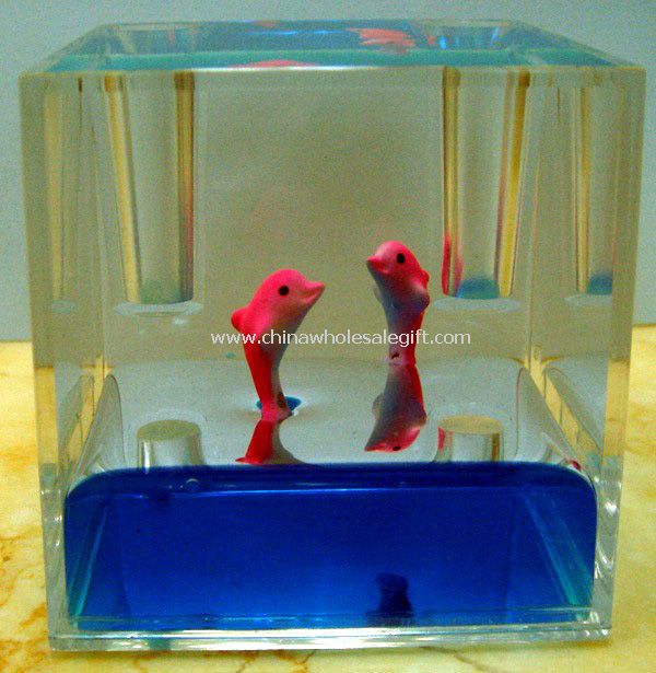 liquid-filled pen holder