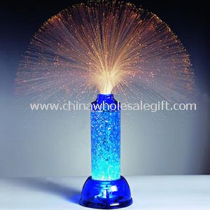 FIBER OPTIC & GLITTER LAMP