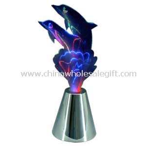 LED FIBER OPTIC DOLPHIN LAMP