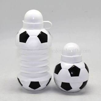 Collapsible Soccer Water Bottle
