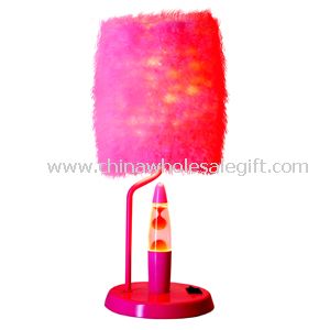FURRY LAMP W/ MINI LAVA