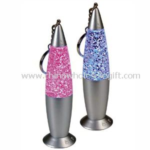 LED GLITTER KEY CHAIN
