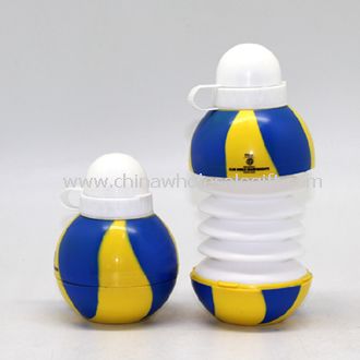 Collapsible Volleyball Sport Water Bottle