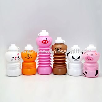 650ml Cartoon Collapsible Sport Water Bottle