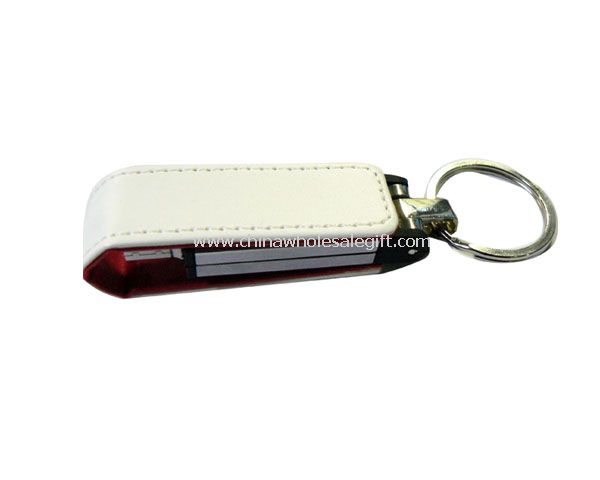 Leather Keychain USB Flash Drive