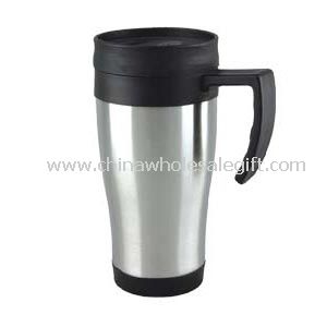 16oz S/S Outer W/Plastic Liner Travel Mug
