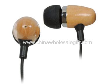 WOODEN IN-EAR STEREO EARPHONE