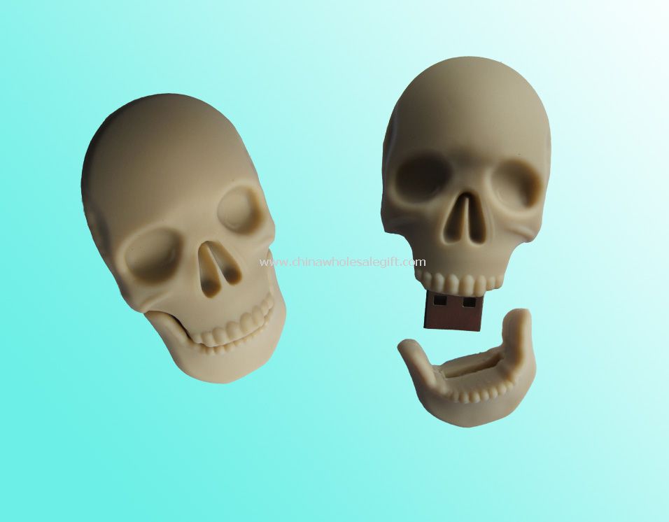 skull pen drive
