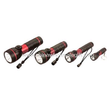 3 straw head LED Plastic Torch