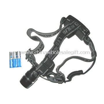 3 AAA battery operated headlamp