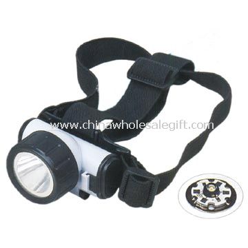 2 AA operated headlamp