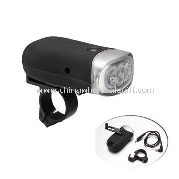 Dynamo bike light with usb