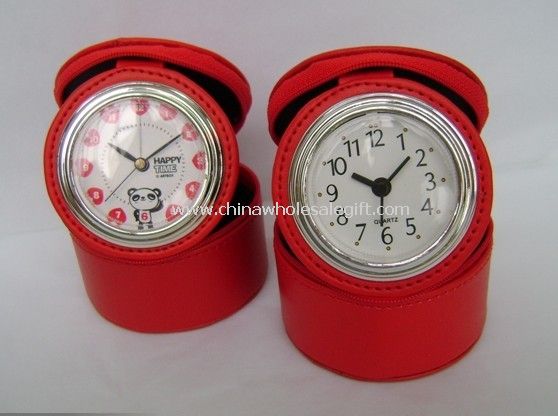 PU Leather CLock