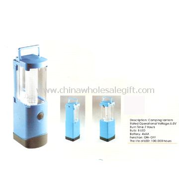 8pcs LED 4AA operated Camping Lamps