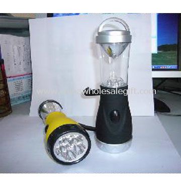 camping lantern and flashlight