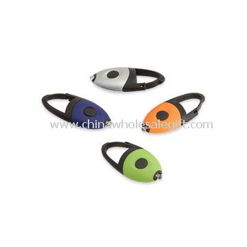 Rubber and plastic body keychain Light
