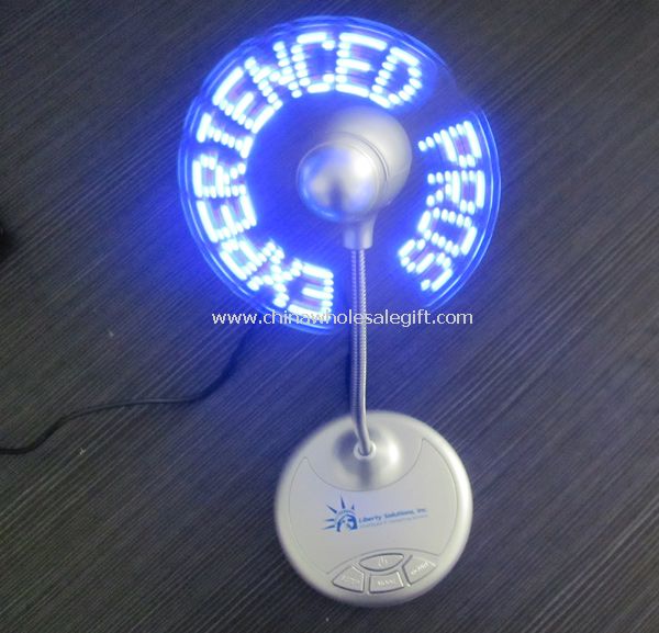USB and Battery Operated Programmable ad fan