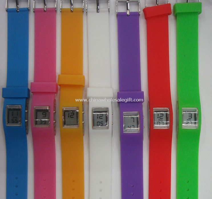 chewing gum digital silicon watch
