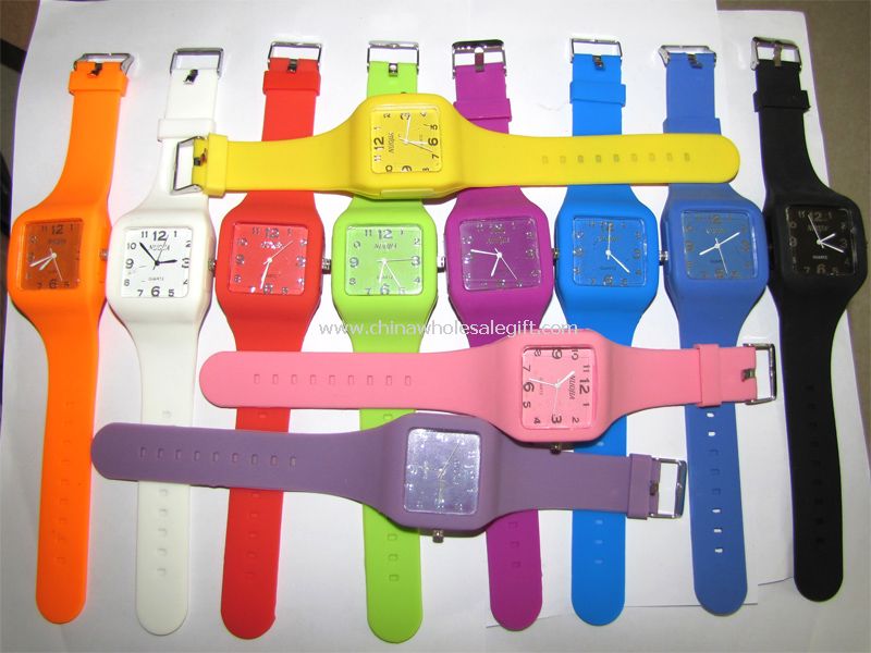 soft silicon band quartz watch